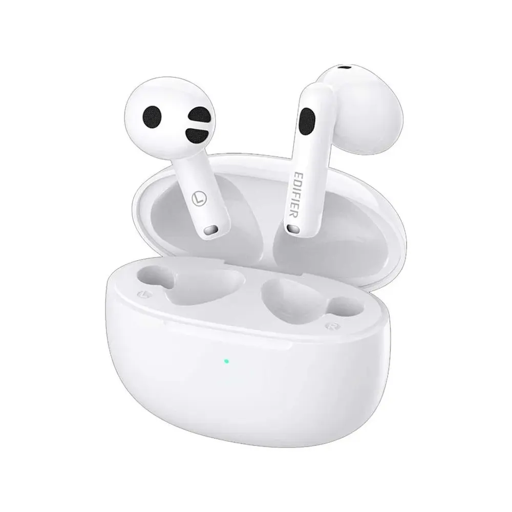 Edifier W220T True Wirelessn Bluetooth Earbuds – Color: White – View 1